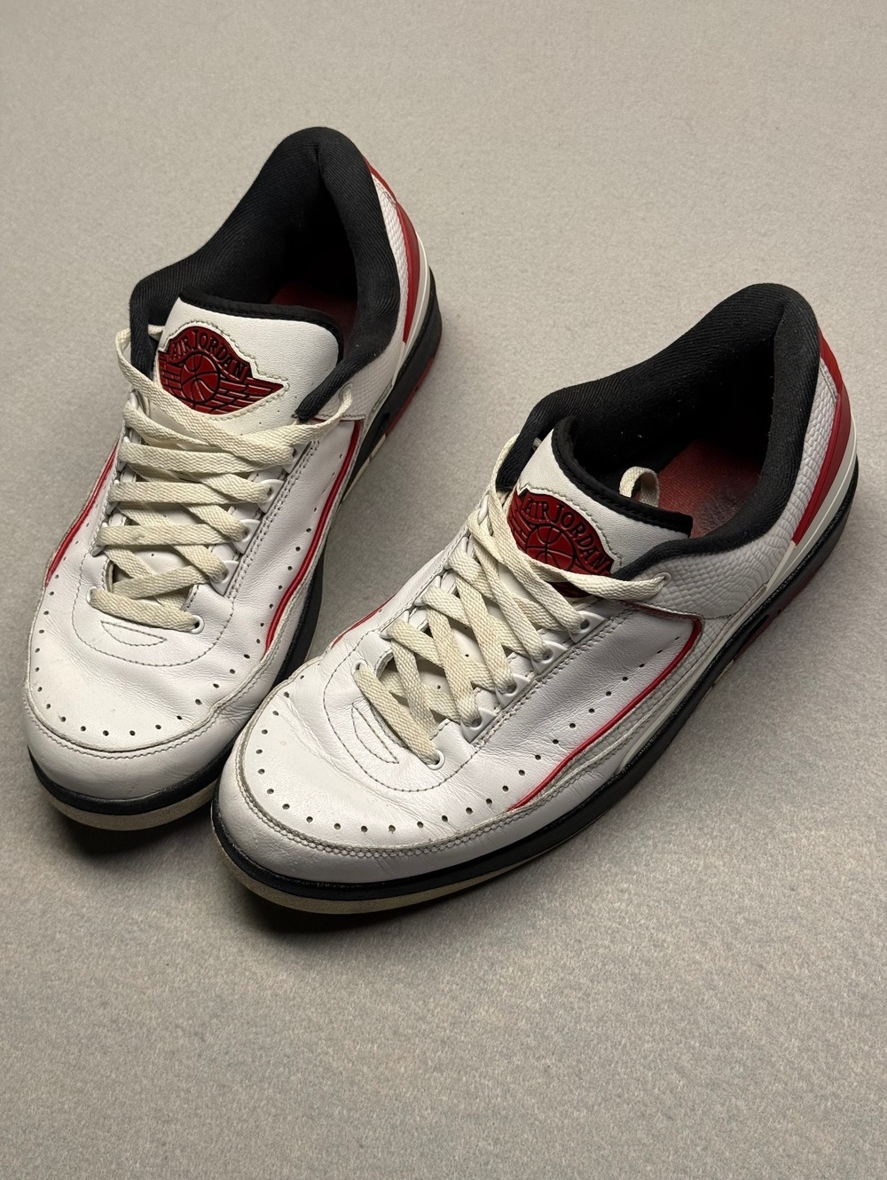 Nike Air Jordan 1 Low Men's Size 11 White Red Black